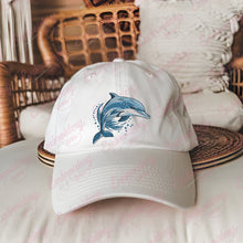 Jumping Cute Dolphin Embroidery Design