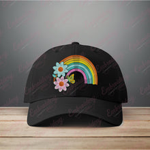 Boho Rainbow Embroidery Design