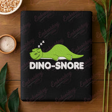 Funny Dino Snore Embroidery Design