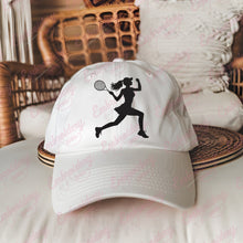 Girl Playing Tennis Embroidery Design