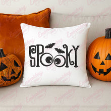 Halloween Spooky Eyes & Bats Embroidery Design