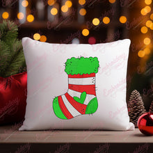 Merry Christmas Stocking Embroidery Design