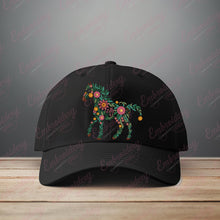 Floral Horse Embroidery Design