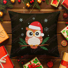 Christmas Snowy Owl Embroidery Design