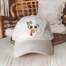 Thanksgiving Turkey Girl Face Embroidery Design