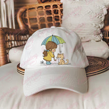 Cute Girl With Cats Embroidery Design