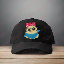 Cute Chicken Wearing Glasses Embroidery Design