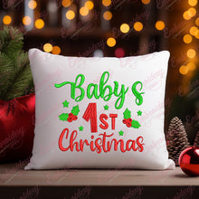 Baby's First Christmas Embroidery Design