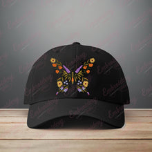 Floral Butterfly Machine Embroidery Design