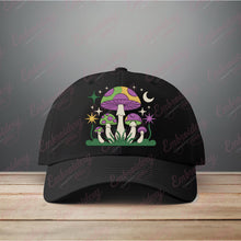 Magic Mushroom Night Embroidery Design