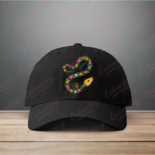 Floral Snake Embroidery Design