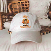 Happy Thanksgiving Turkey Embroidery Pattern