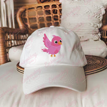 Cute Pink Bird Embroidery Design