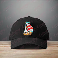 Sailing Machine Embroidery Design