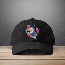 Toucan With Floral Wreath Embroidered Design