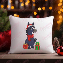 Christmas Horse Embroidery Design