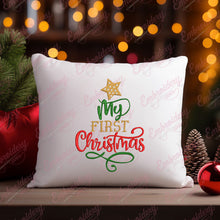 My First Christmas Tree Embroidery Design