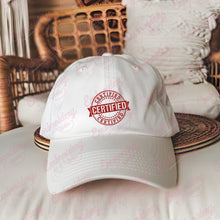 Certified Typography Machine Embroidery Design