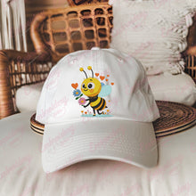 Flowers & Bee Embroidery Design