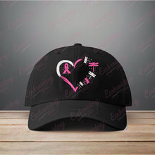 Dragonfly Dreams Supporting Breast Cancer Embroidery Design