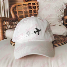 Airplane Love Embroidery Design