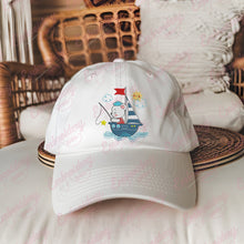 Sailor Bear Fishing Embroidery Design