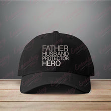 Father Husband Protector Hero Embroidery Design