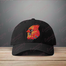 Colorful Cardinal Bird Embroidery Design