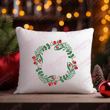 Christmas Elegant Wreath Embroidery Design