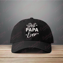 Best Papa Ever Embroidery Design