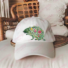 Colorful Botanical Gopher Embroidery Design