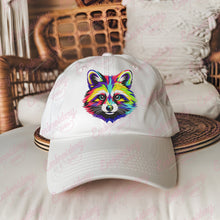 Colorful Raccoon Embroidery Design