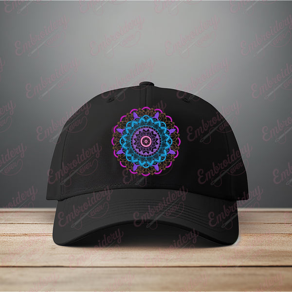 Mandala Outline Embroidery Design