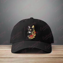 Flower Cat Embroidery Pattern