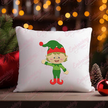 Cute Christmas Elf Embroidery Design
