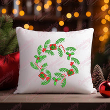 Christmas Wreath Embroidery Design