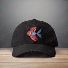 Rainbow Fish Embroidery Design