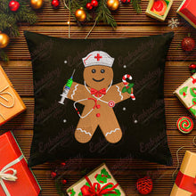 Gingerbread Nurse Christmas Embroidery Design