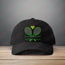 Tennis Split Name Frame Embroidery Design