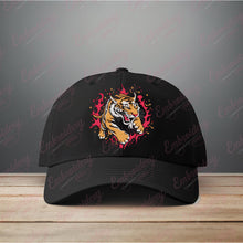 Tiger Splash Embroidery Design