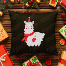 Christmas Llama Embroidery Design