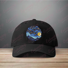 The Starry Night Embroidery Design