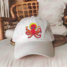 Funny Cartoon Octopus Embroidery Design