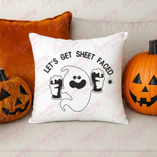 Let's Get Sheet Faced Halloween Embroidery Design