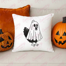 Chicken Ghost Halloween Embroidery Design