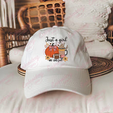 Just A Girl Who Loves Fall Embroidery Design