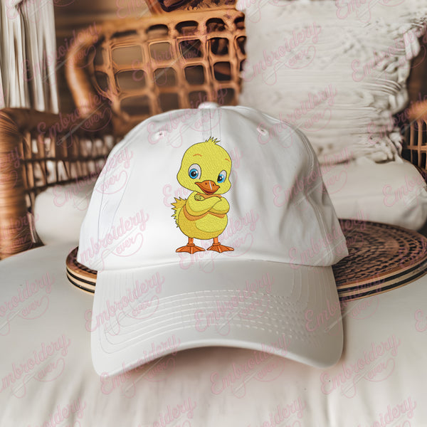 Little Yellow Duck Embroidery Design