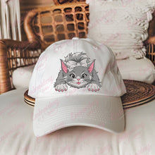 Funny Cat Embroidery Design