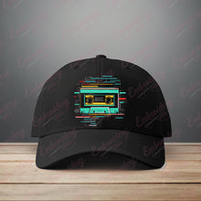 Retro Cassette Embroidery Design