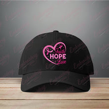 Breast Cancer Faith Hope Love Embroidery Design